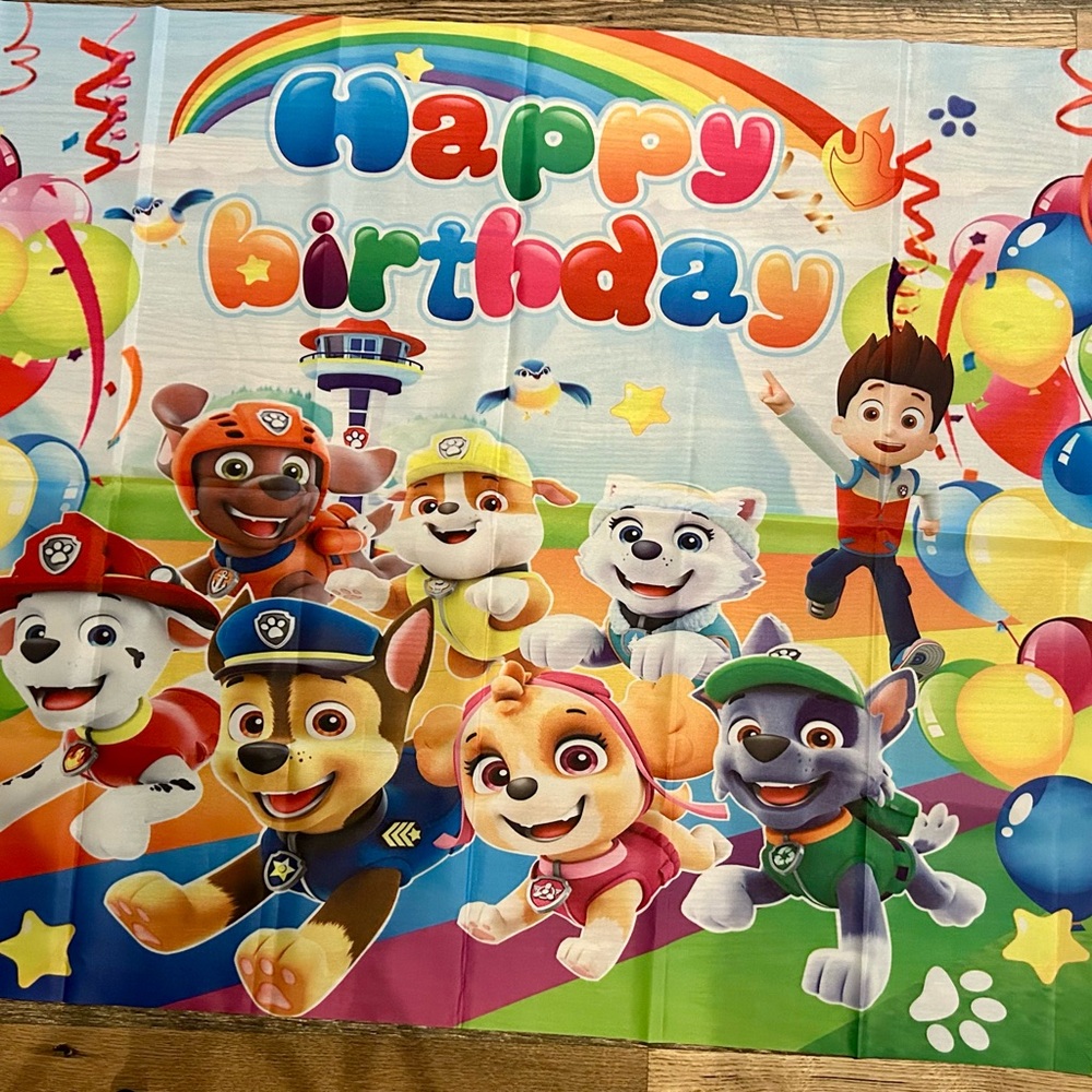 Paw Patrol Party Banners